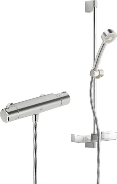 Oras Apollo dusjsett med Nova termostatblander, krom