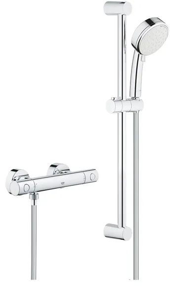 Grohe Tempesta Cosmopolitan 100 dusjsett med Grohtherm 800 Cosmopolitan dusjblander, krom