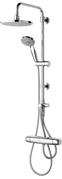 Saniscan New Waterfall dusjstangsett med tak- og hånddusj, krom
