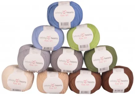 Infinity Hearts Rose 8/4 Garnpakke 04 Naturfarger - 10 stk - Garnpakke 04 Naturfarger