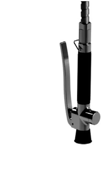 Kriss hånddusj for Euroclean storkjøkkenarmatur enkel 1/2rg