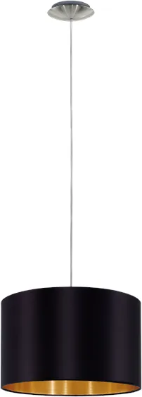 EGLO MASERLO 1 pendel, svart/gull