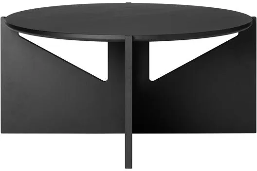Kristina Dam Studio Simple Sofabord XL Sort Lakkert Eik