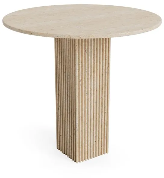 NORR11 SoHo Spisebord Ø80 Travertin
