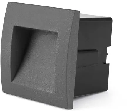 Faro SEDNA SQ 90 Innfelt Utendørslampe Mørk Grå