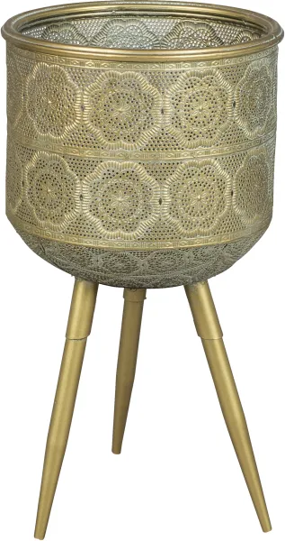 DUTCHBONE Botanisk blomsterpotte M - messingjern